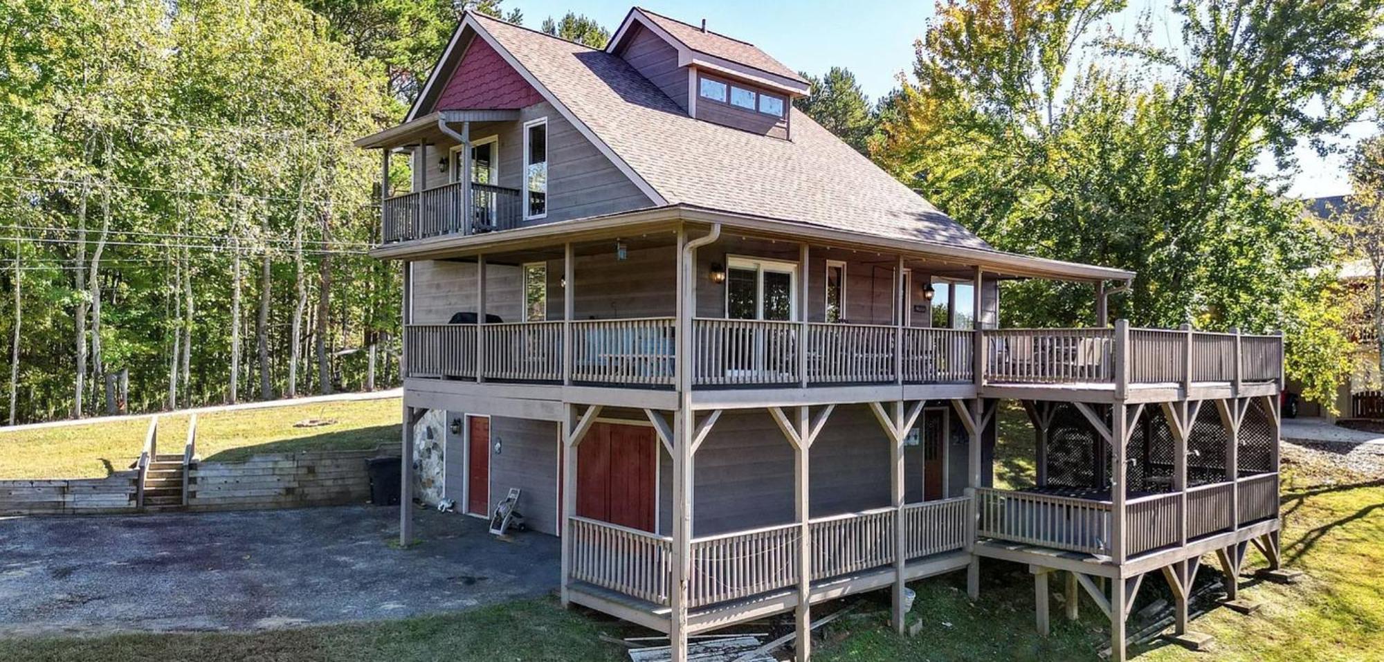 Birds Eye Cabin - Sunset & Starry Retreat Pet Friendly W Private Hottub, Fire Pit And Game Room 埃利杰 外观 照片